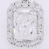 2.27 Carats Lab Grown Diamond 14K Gold Pendant