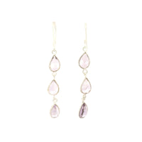 7.15 Ct Amethyst 925 Sterling Silver Earrings