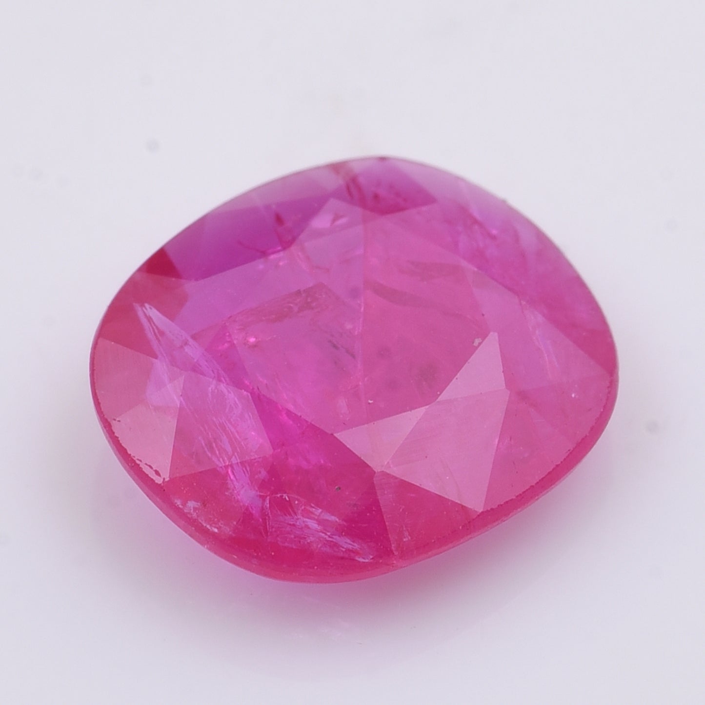 2.17 Natural Corundum Ruby Rectangular Cushion Mixed Cut Gemstone