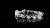 16.17 Carats Lab Grown Diamond 14K Gold Bracelet