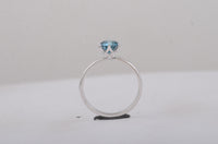 1.06 Carats Blue Lab Grown Diamond 14K Gold Ring