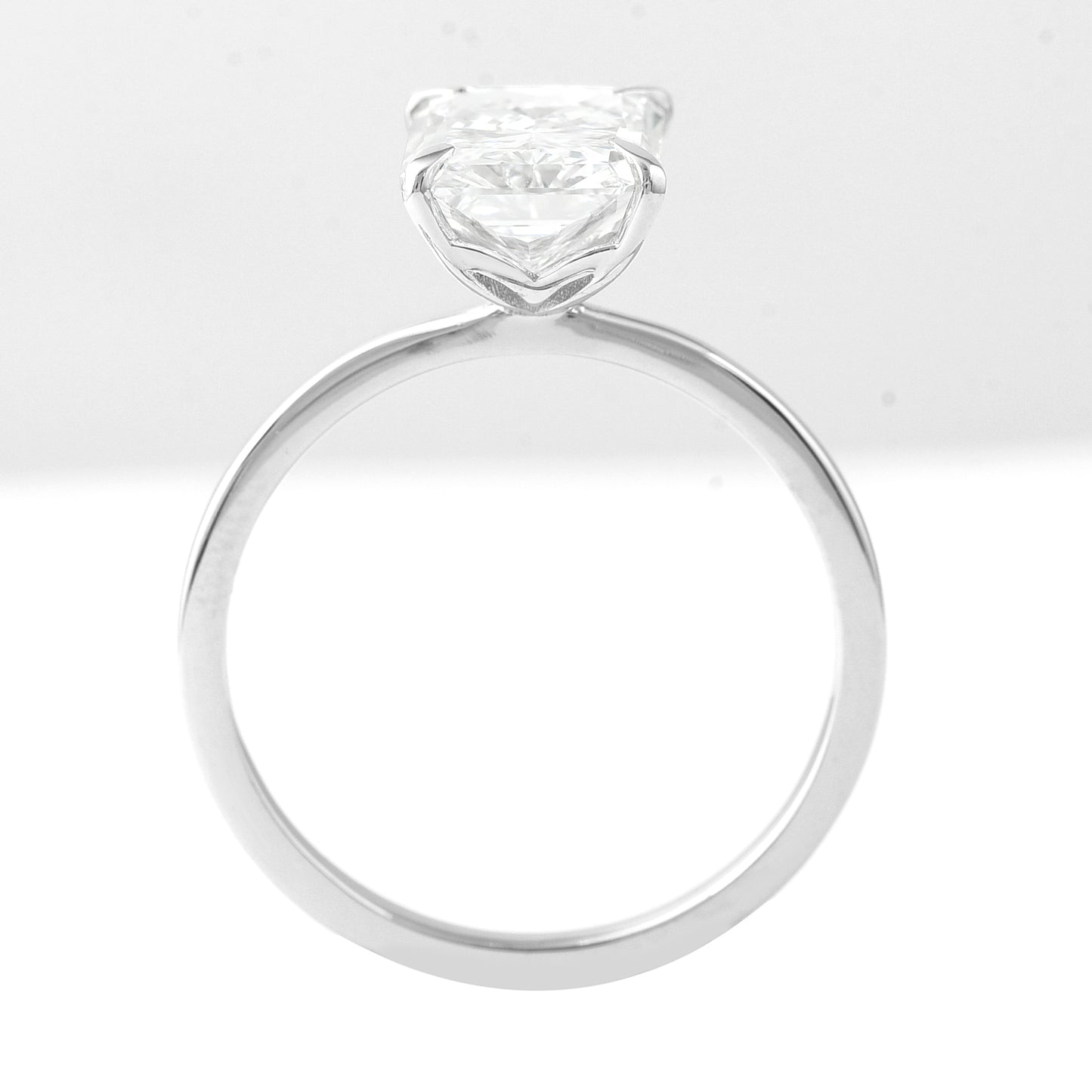 3.00 Carats Lab Grown Diamond 950 Platinum Ring