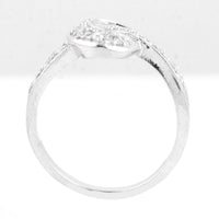 1.10 Ct Cubic Zirconia 925 Sterling Silver Ring