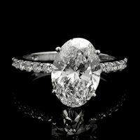 2.84 Carats Lab Grown Diamond 14K Gold Ring