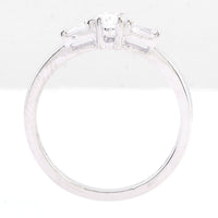 1.12 Ct Cubic Zirconia 925 Sterling Silver Ring
