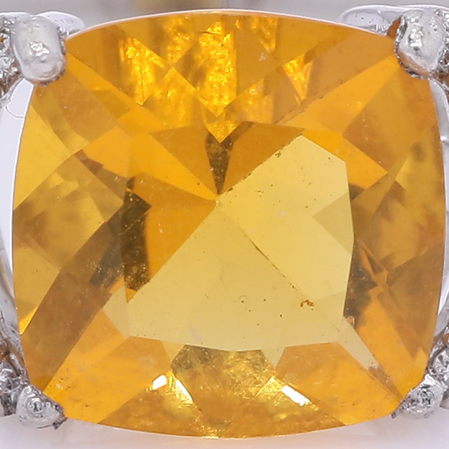 1.47 Ct Cushion Mixed Cut Natural Fire Opal 950 Platinum Ring