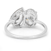 3.05 Carats Lab Grown Diamond 14K Gold Ring