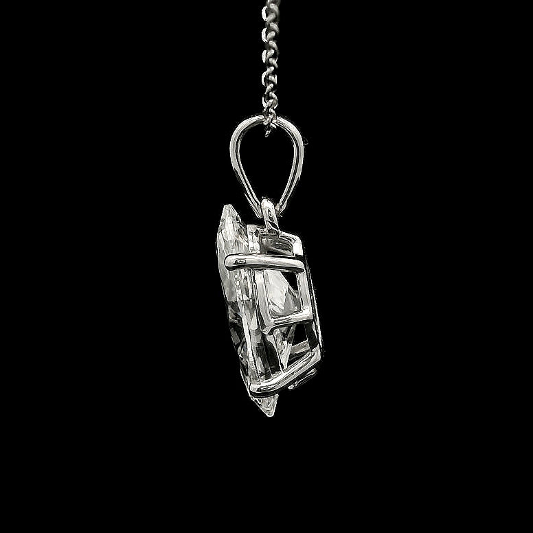 2.00 Carats Lab Grown Diamond 14K Gold Pendant