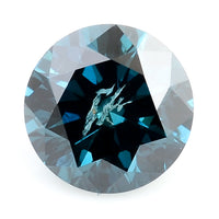 0.41 Blue Diamond Round Loose Gemstone