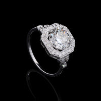 2.45 Carats Lab Grown Diamond 14K Gold Ring