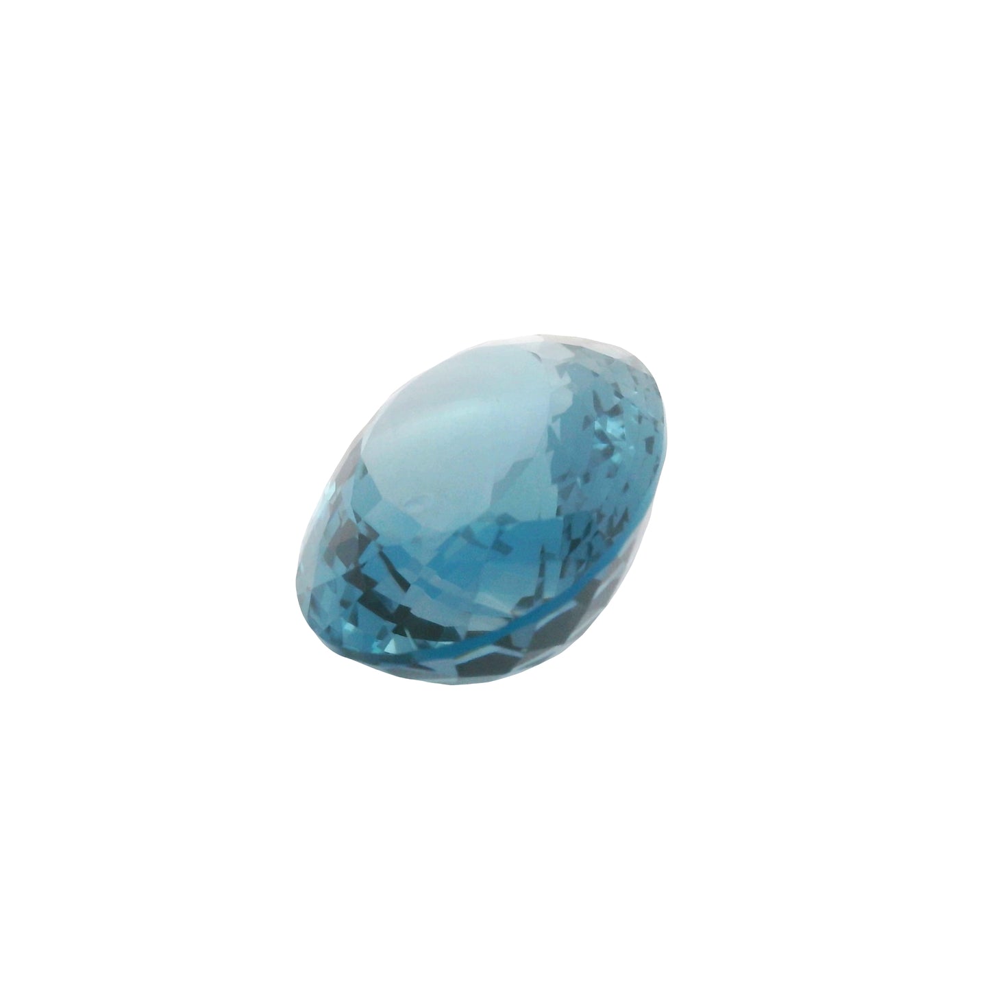 61.65 London Blue Topaz Oval Gemstone