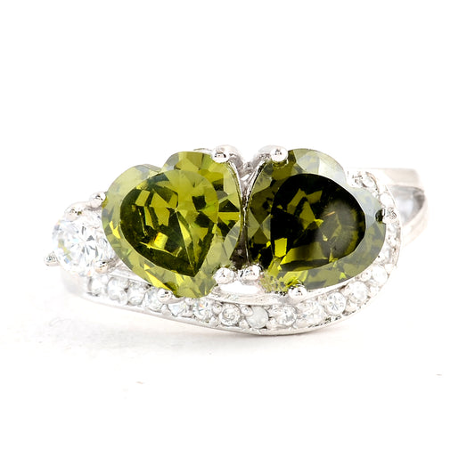 6.29 Ct Cubic Zirconia 925 Sterling Silver Ring