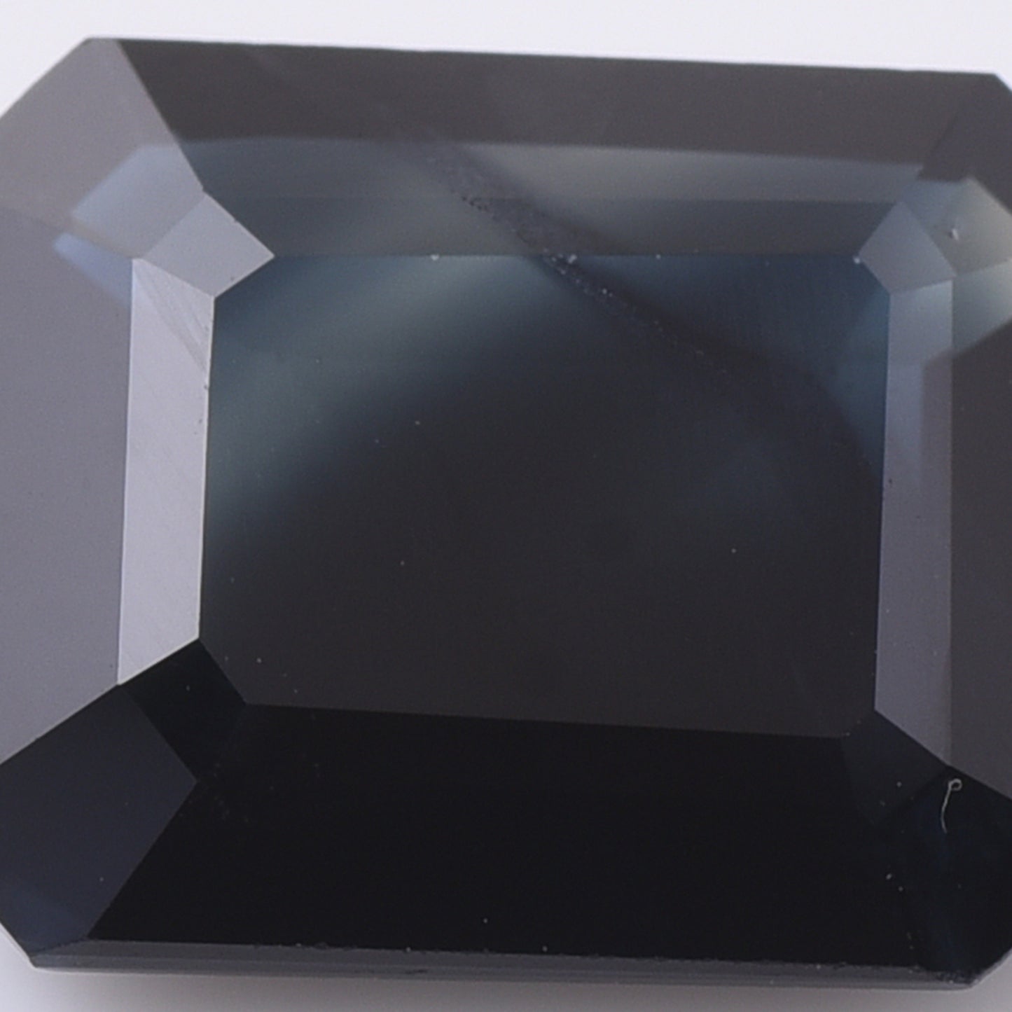 4.22 Natural Corundum Sapphire Emerald Cut Gemstone
