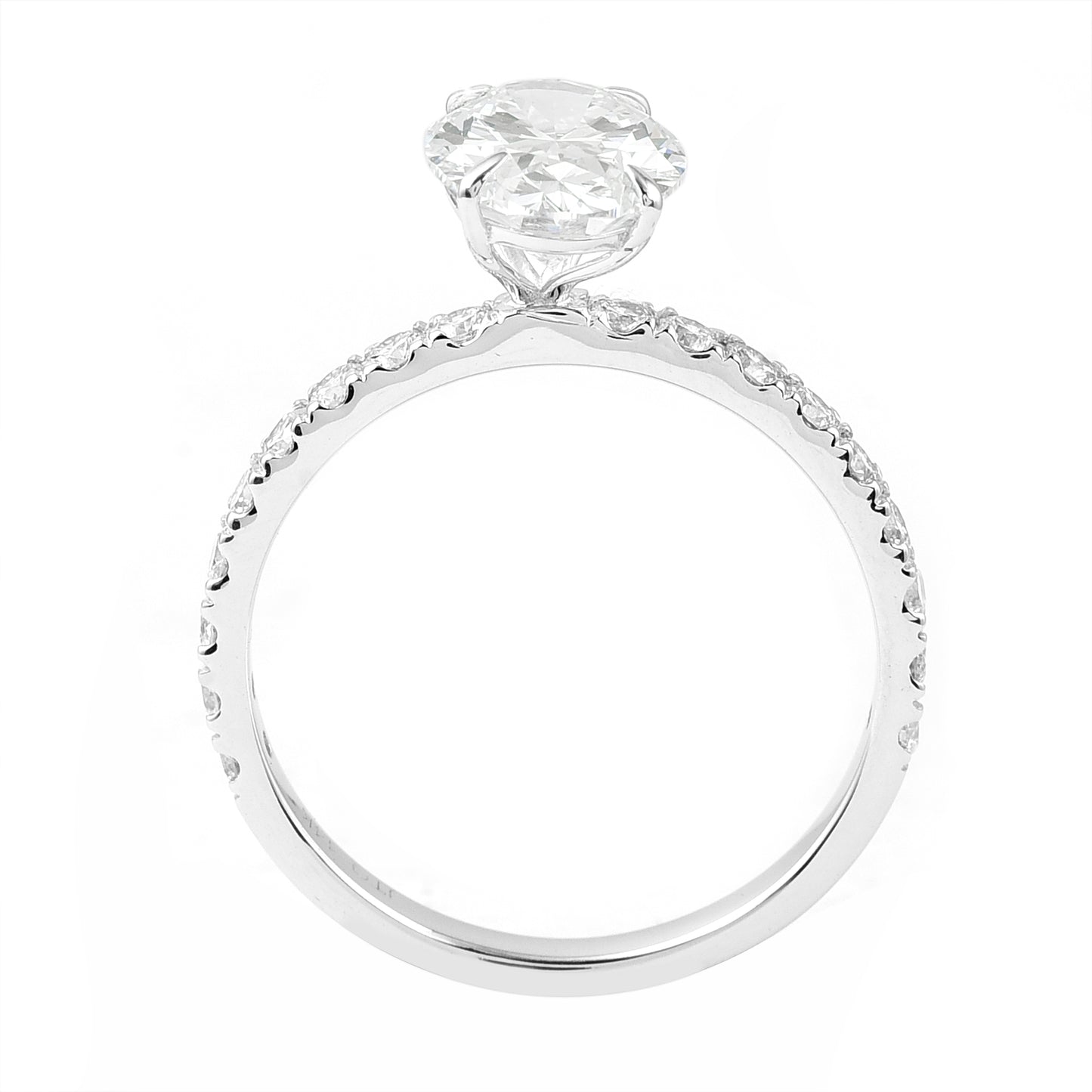 2.52 Carats Lab Grown Diamond 14K Gold Ring
