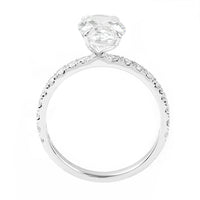2.52 Carats Lab Grown Diamond 14K Gold Ring