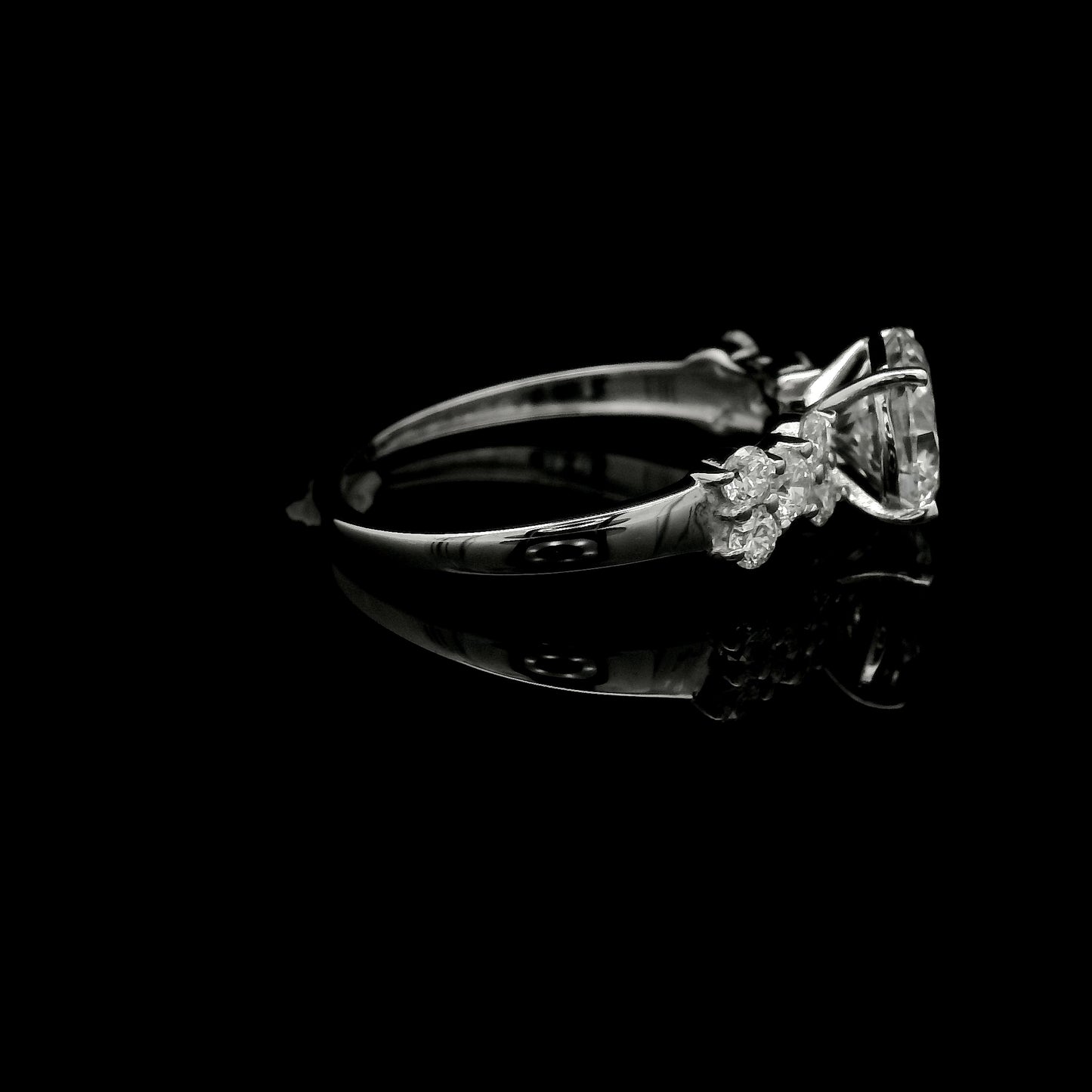 1.96 Ct Round Lab Grown Diamond 14K Gold Ring