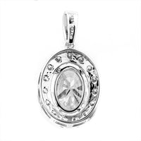 2.55 Carats Lab Grown Diamond 14K Gold Pendant