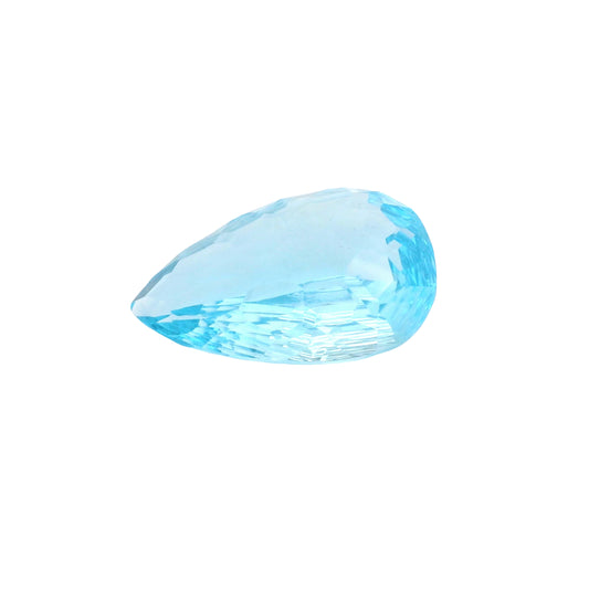 31.26 Blue Topaz Pear Gemstone
