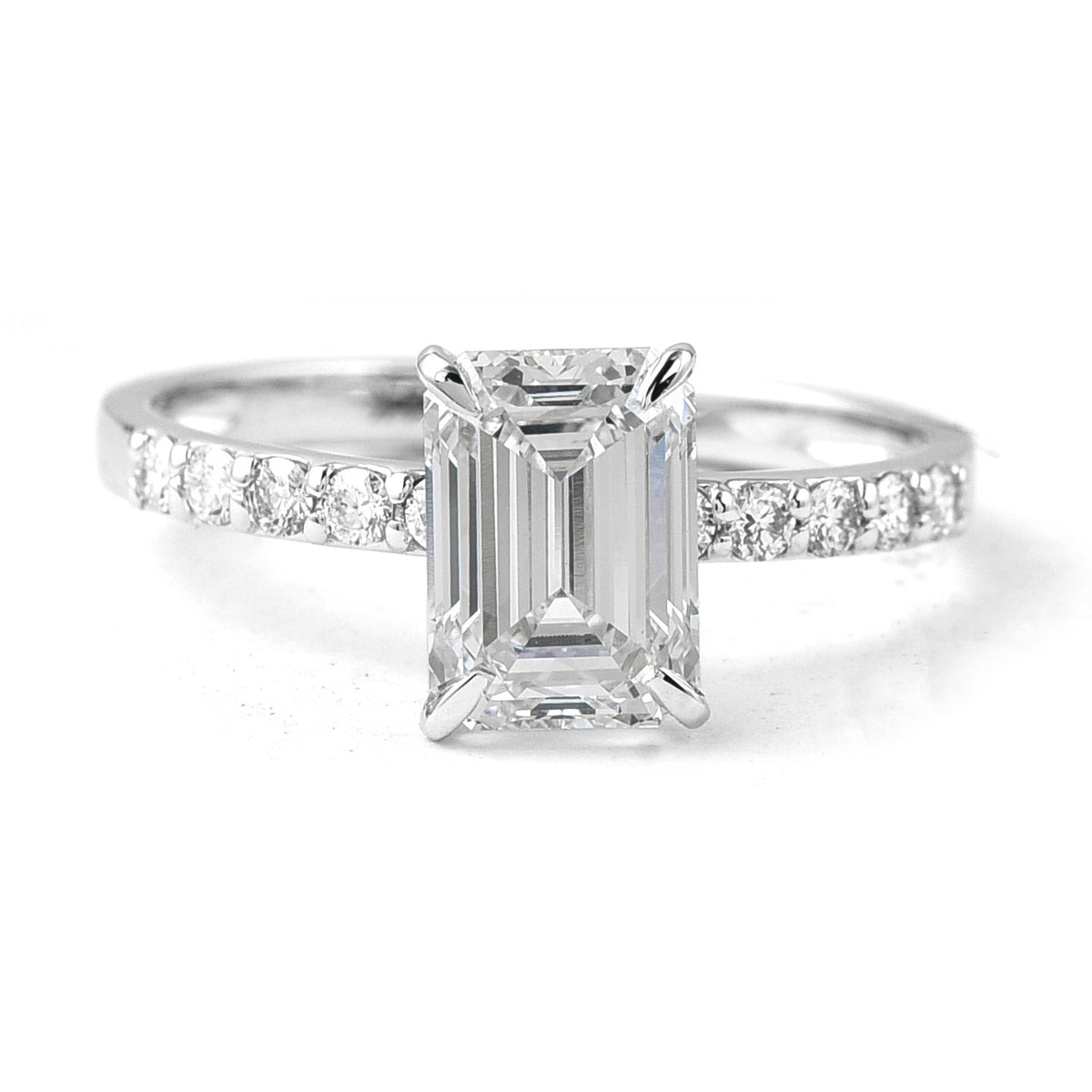 2.14 Carats Lab Grown Diamond 14K Gold Ring