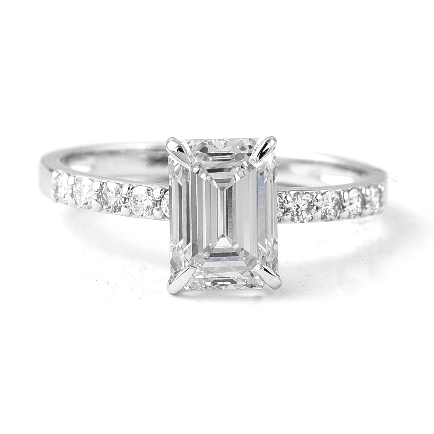 2.14 Carats Lab Grown Diamond 14K Gold Ring