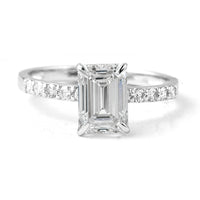 2.14 Carats Lab Grown Diamond 14K Gold Ring