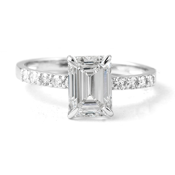2.14 Carats Lab Grown Diamond 14K Gold Ring