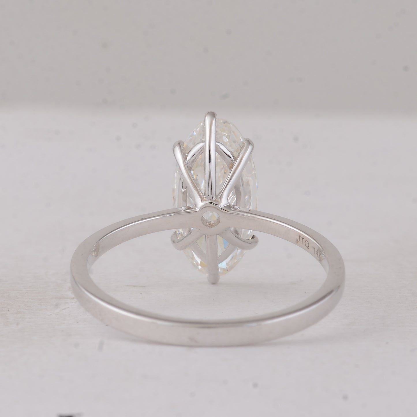 2.06 Carats Lab Grown Diamond 14K Gold Ring