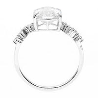 3.23 Carats Lab Grown Diamond 14K Gold Ring