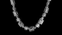 44.66 Carats Lab Grown Diamond 14K Gold Necklace