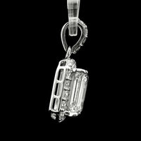 2.65 Carats Lab Grown Diamond 14K Gold Pendant