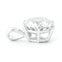 3.11 Carats Lab Grown Diamond 14K Gold Pendant