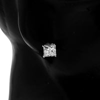 3.75 Carats Lab Grown Diamond 14K Gold Earrings