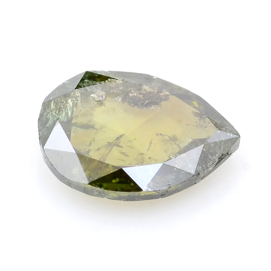 0.5 Green Diamond Pear Loose Diamond