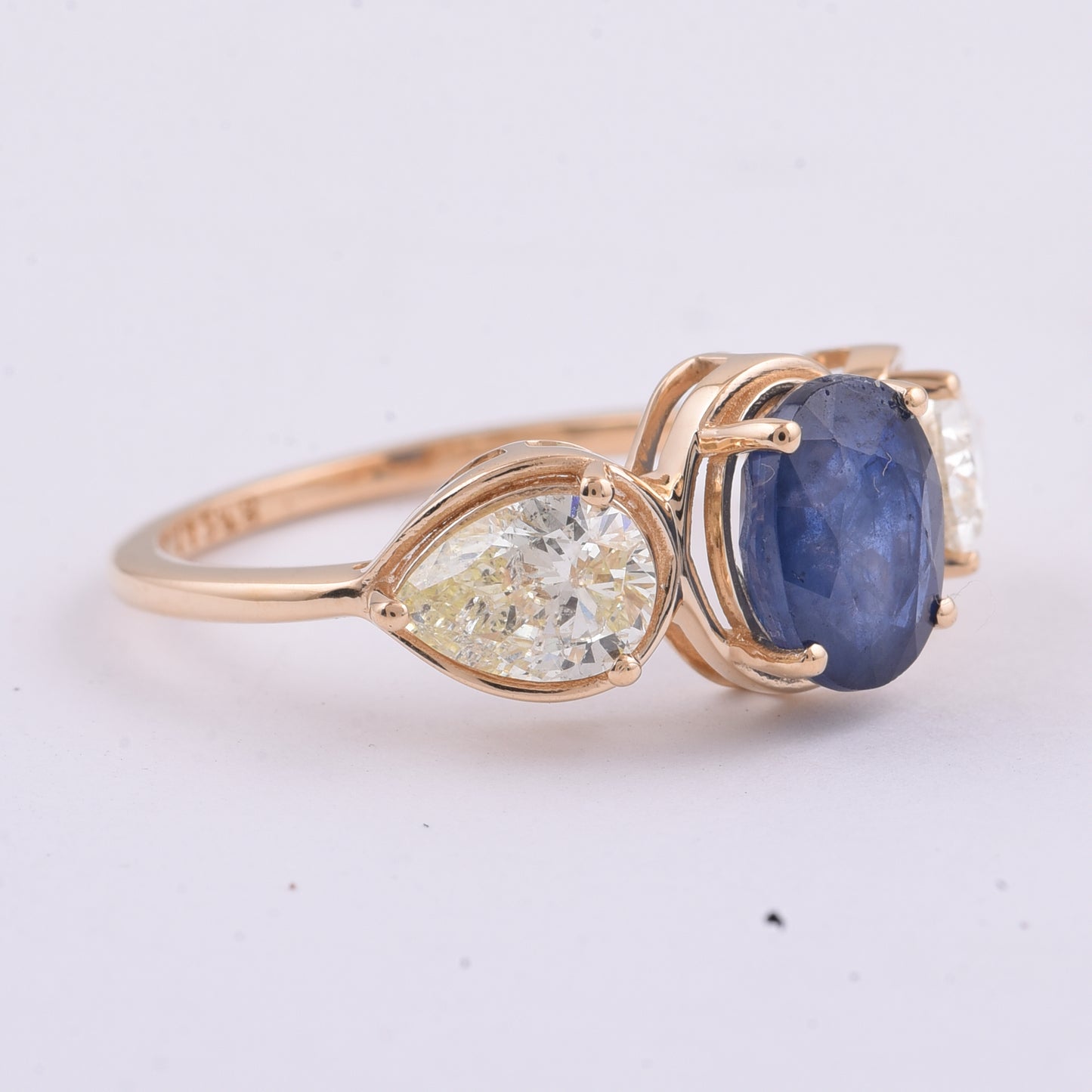 1.40 Ct Oval Natural Emerald 14K Gold Ring