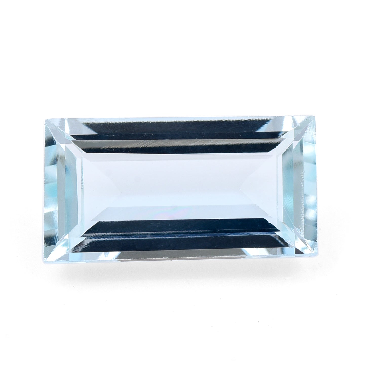 4.76 Natural Beryl Aquamarine Rectangular Step Cut Gemstone