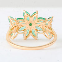 1.57 Ct Marquise Emerald 14K Gold Ring