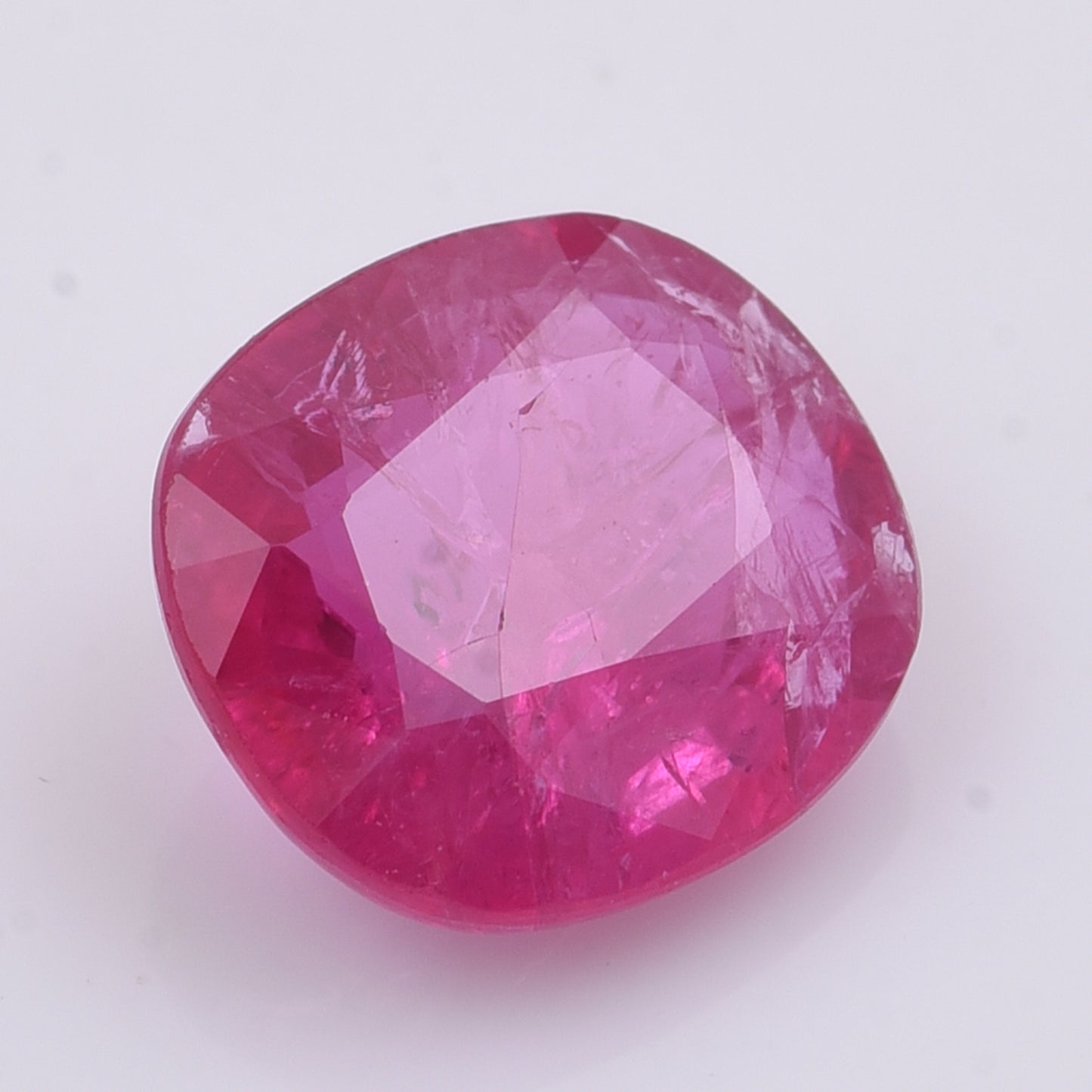 2 Natural Corundum Ruby Rectangular Cushion Mixed Cut Gemstone