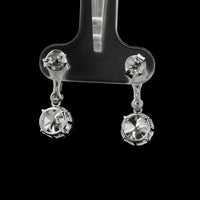 3.41 Carats Lab Grown Diamond 14K Gold Earrings