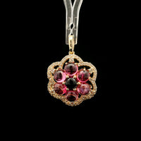 3.07 Ct Round Tourmaline 14K Gold Pendant