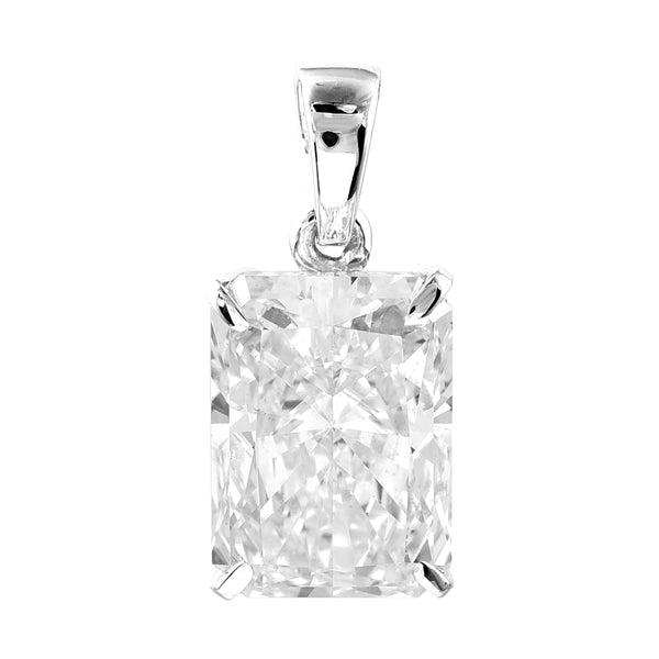 4.92 Carats Lab Grown Diamond 14K Gold Pendant