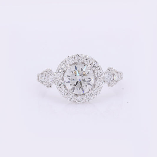 2.01 Carats Lab Grown Diamond 14K Gold Ring
