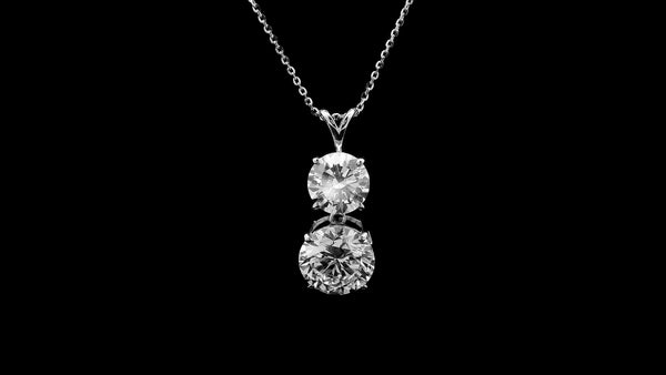 4.80 Ct Round Lab Grown Diamond 14K Gold Pendant