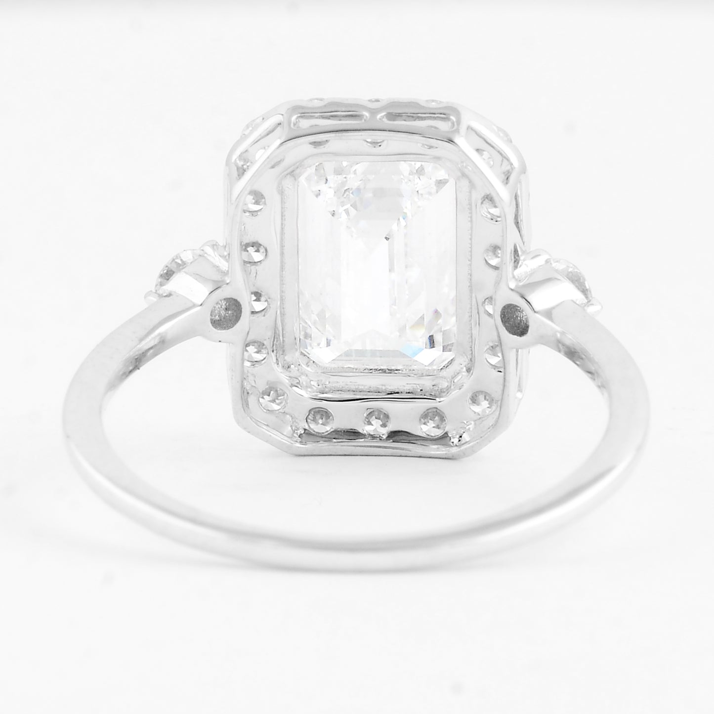 3.62 Carats Lab Grown Diamond 14K Gold Ring