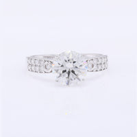 2.27 Carats Lab Grown Diamond 14K Gold Ring