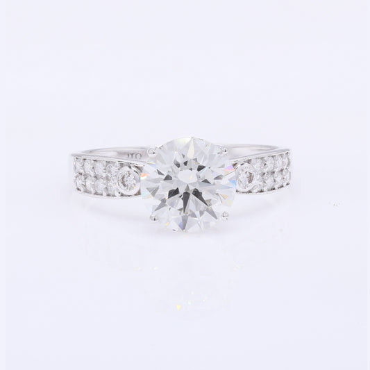 2.27 Carats Lab Grown Diamond 14K Gold Ring