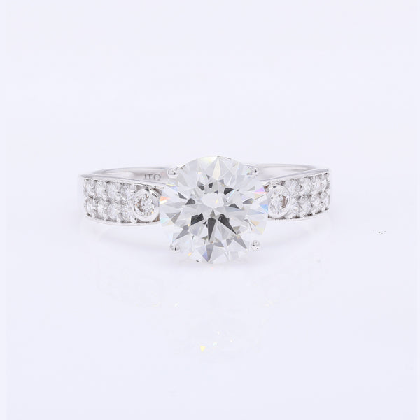 2.27 Carats Lab Grown Diamond 14K Gold Ring
