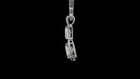 3.61 Carats Lab Grown Diamond 14K Gold Pendant
