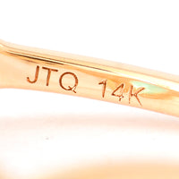 1.06 Ct Pear Mixed Cut Natural Emerald 14K Gold Ring