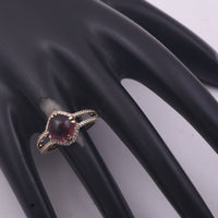 3.14 Ct Cushion Tourmaline 9K Gold Ring