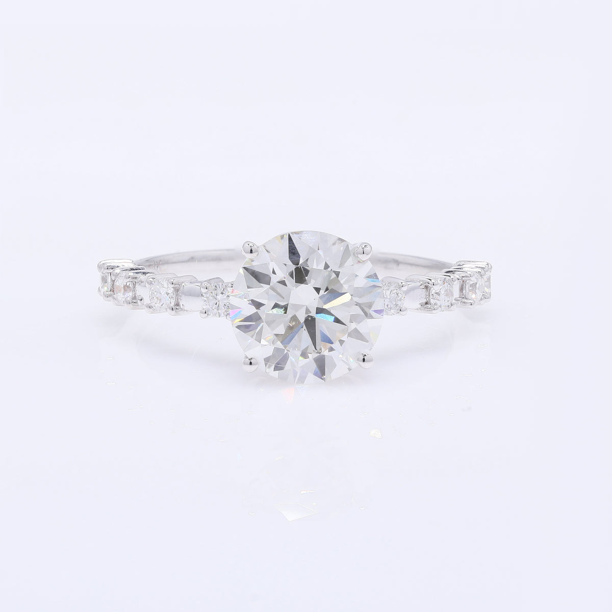 2.22 Carats Lab Grown Diamond 14K Gold Ring